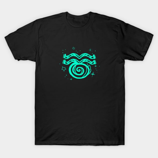 Aquarius zodiac T-Shirt by WiliamGlowing